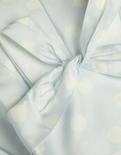 Marney Polka Dot Party Dress, Blue (PALE BLUE), large