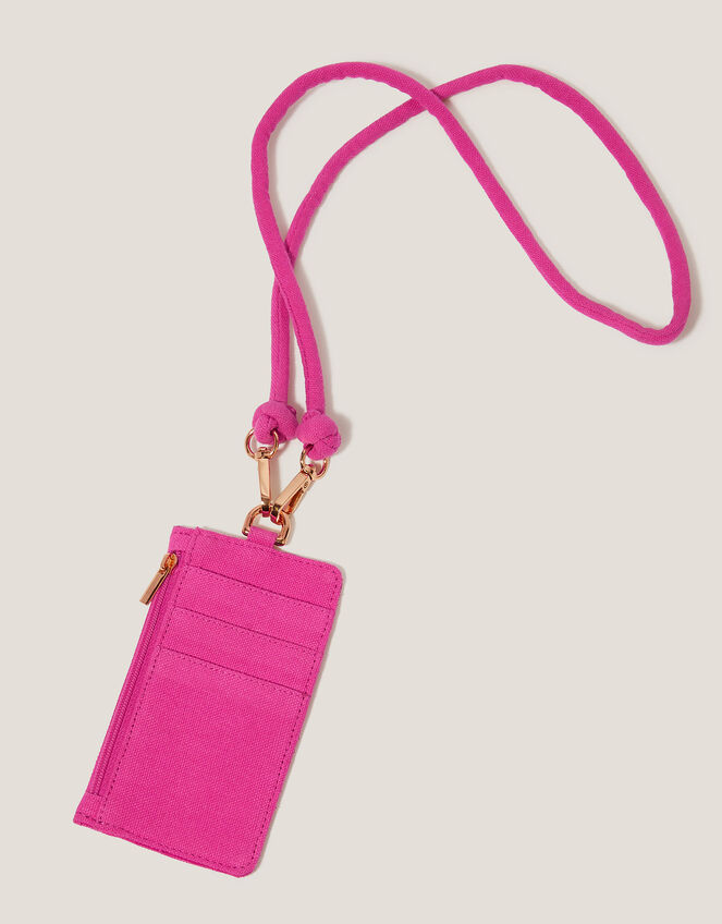 Card Holder Lanyard, Pink (PINK), large