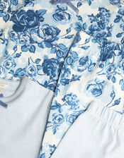 2-Pack Pointelle Pyjama Set, Blue (BLUE), large