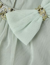 Alex Sequin Swing Party Dress, Green (SAGE), large