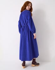 East Mahi Corduroy Midi Dress, Blue (BLUE), large
