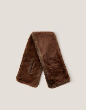 Agnes Faux Fur Scarf, , large