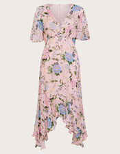 Sisi Floral Print Dress, Pink (BLUSH), large