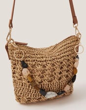 Long Mix Stone Bag Charm, , large