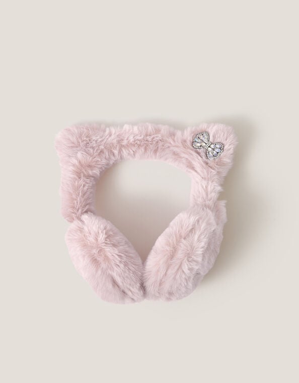 Fluffy Cat Earmuffs, , large