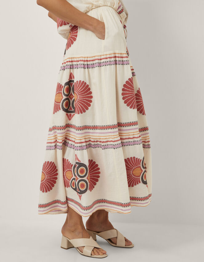 Devotion Twins Olympia Jacquard Midi Skirt, , large