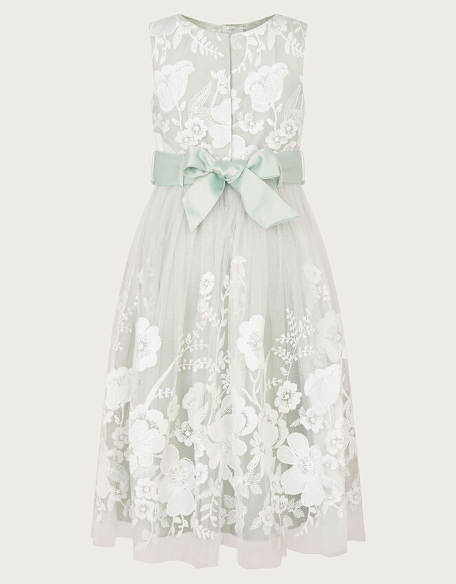 Alicia Embroidered Lace Maxi Dress, Green (GREEN), large