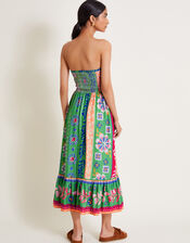 Poppie Bandeau Dress, Green (GREEN), large