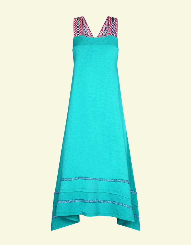 Pitusa St Tropez Maxi Beach Dress, Teal (TEAL), large