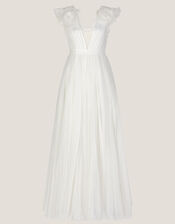 Gabriella Tulle Maxi Wedding Dress, Ivory (IVORY), large