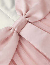 Satin Bridesmaid Dress, Pink (PINK), large