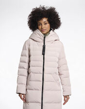 Rino & Pelle Keila Reversible Long Puffer Coat, White (OFF WHITE), large