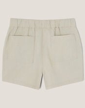 Plain Drawstring Shorts, Natural (STONE), large