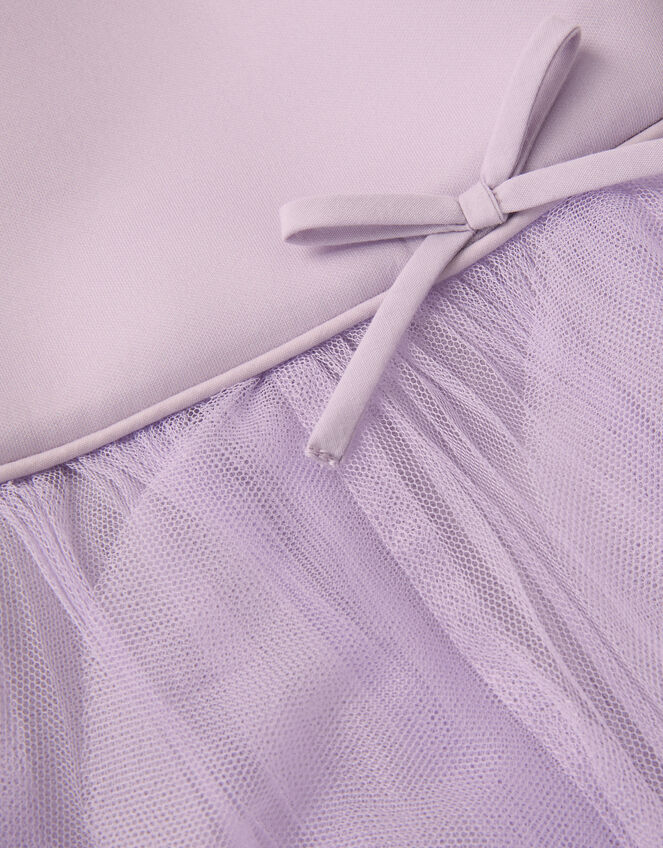 Scarla Ruffle Pleated Party Dress, Purple (LILAC), large