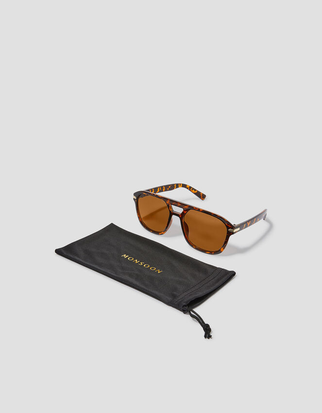 Tort Aviator Sunglasses, , large