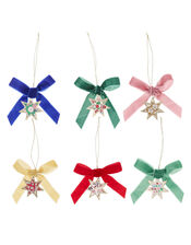 6-Pack Meri Meri x Liberty Velvet Bow Christmas Crackers, , large