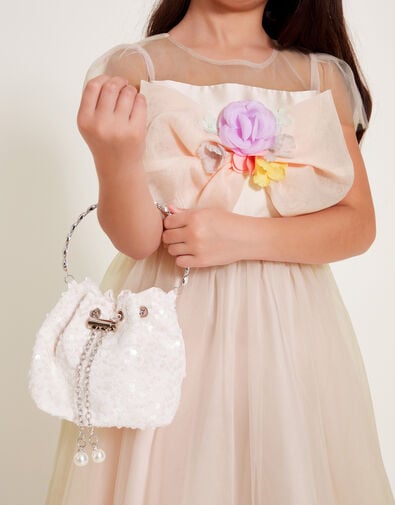 Mini Sequin Pouch Bag, , large