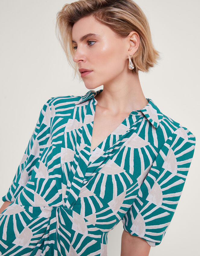 Rosanna Midi Dress, Teal (TEAL), large