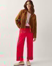 Arlo Regular Crop Jeans, Red (RED), large