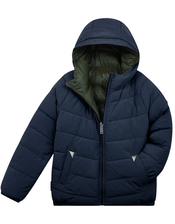 T&ouml;astie Reversible Water Repellent Puffer Jacket, Blue (NAVY), large