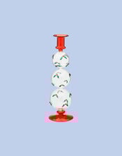 Anna + Nina Winter Berries Bubble Candle Holder, , large