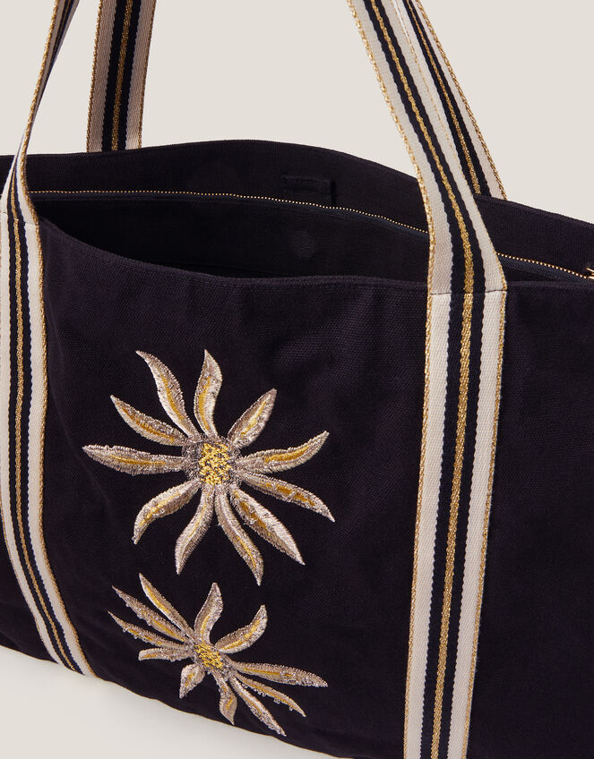 Tashie Sun Embroidered Tote Bag, , large