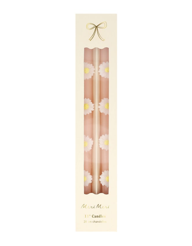 Meri Meri 2-Pack Daisy Taper Candles, , large