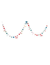 Fiona Walker Felt Candy Cane Christmas Garland, , large