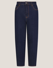 Dina Darted Barrel Jeans, Blue (INDIGO), large