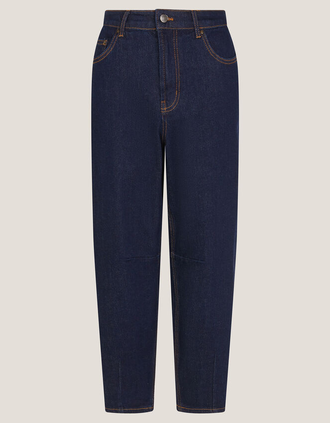 Dina Darted Barrel Jeans, Blue (INDIGO), large