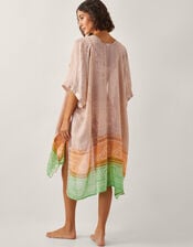 Clea Bandhani Beach Cover Up, , large