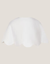 Duchess Scallop Cape, Ivory (IVORY), large