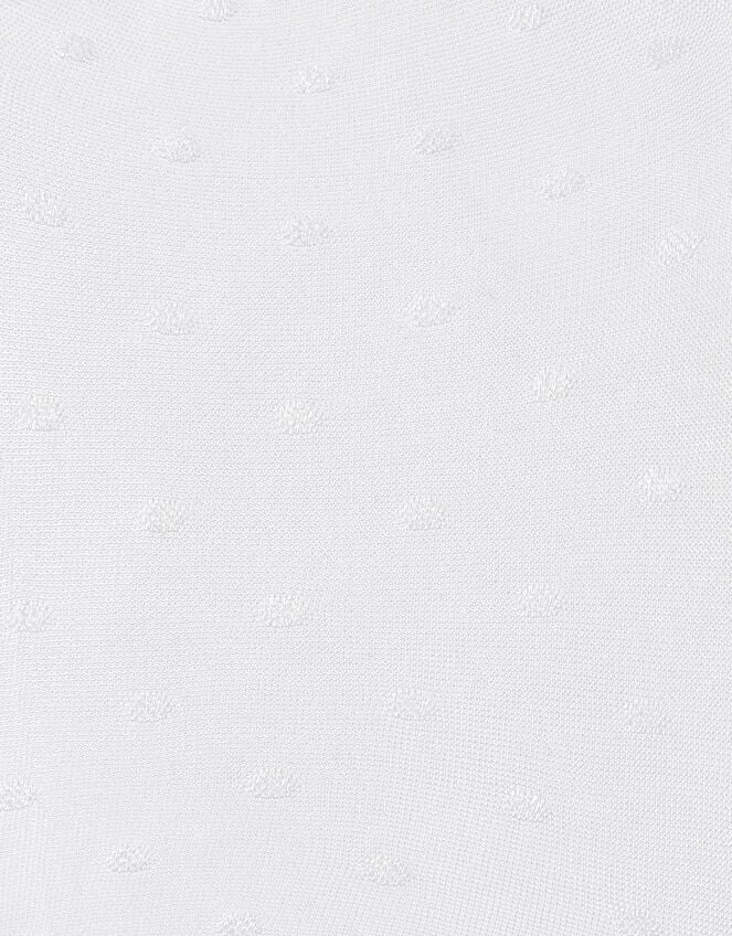 Baby Bridal Spot Tights, White (WHITE), large