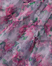 Baby Roma Peony Ruffle Party Dress, Purple (LILAC), large