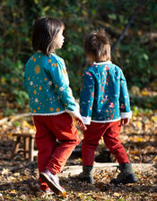 Little Green Radicals Reversible Forest Jacket, Green (GREEN), large