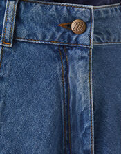 Sara Denim A-Line Midi Skirt, Blue (DENIM BLUE), large