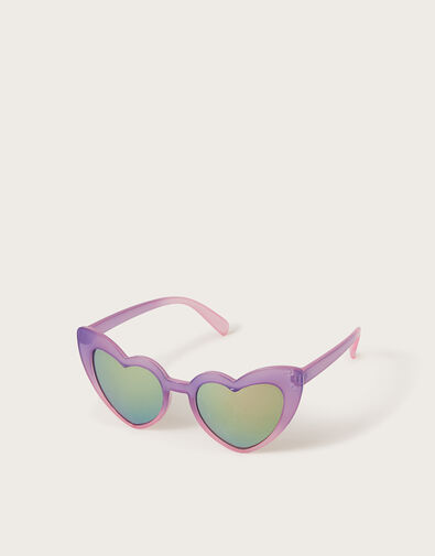 Ombre Heart-Shape Sunglasses, , large
