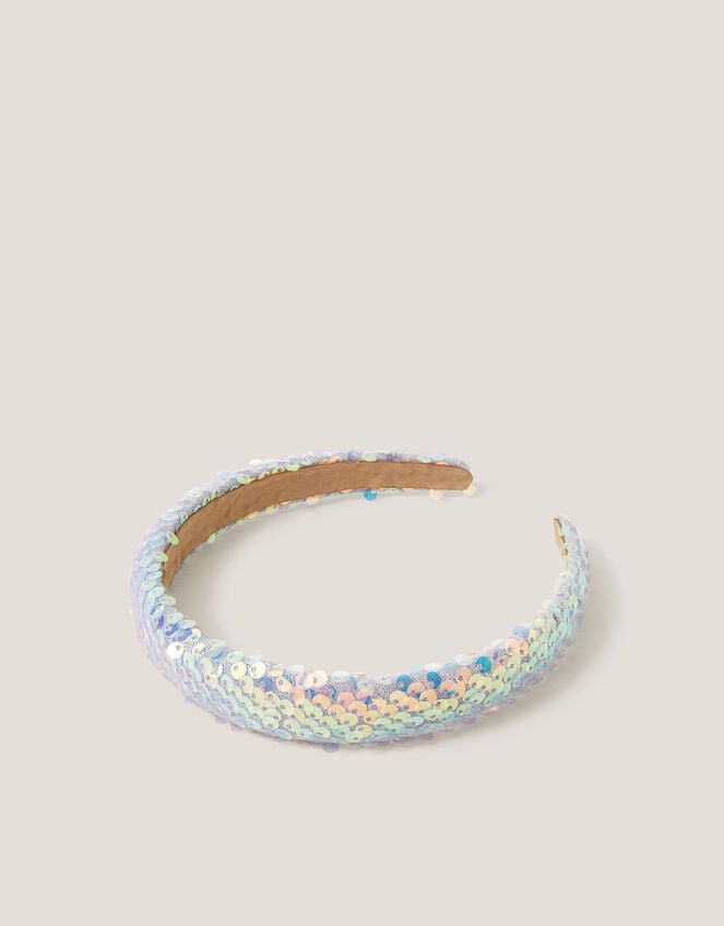 Frosted Sequin Headband, , large