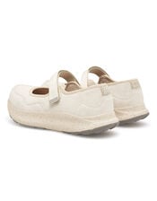 Woden Mary Suede Sporty Sandals, Ivory (IVORY), large