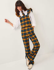 Monsoon x Sarah Corbett-Winder Tartan Jumpsuit, Yellow (YELLOW), large
