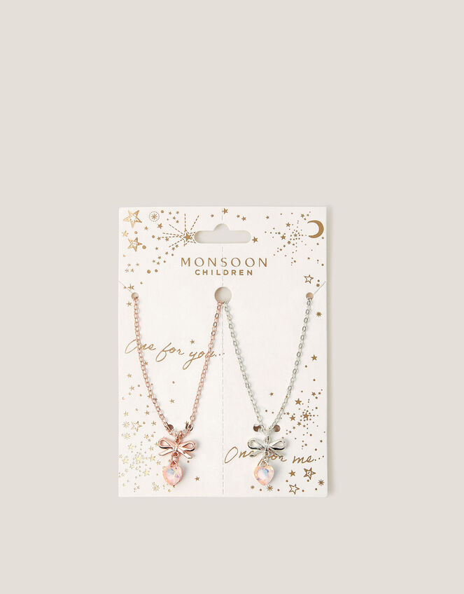 2-Pack Bow Necklaces, , large
