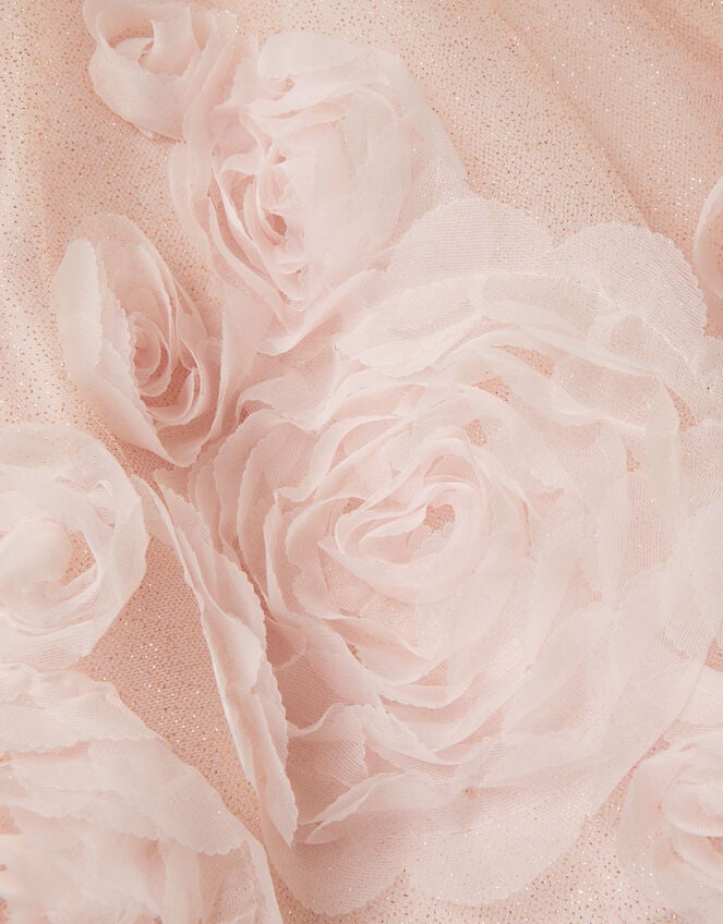 Glinda Appliqu&eacute; Glitter Party Dress, Pink (PINK), large