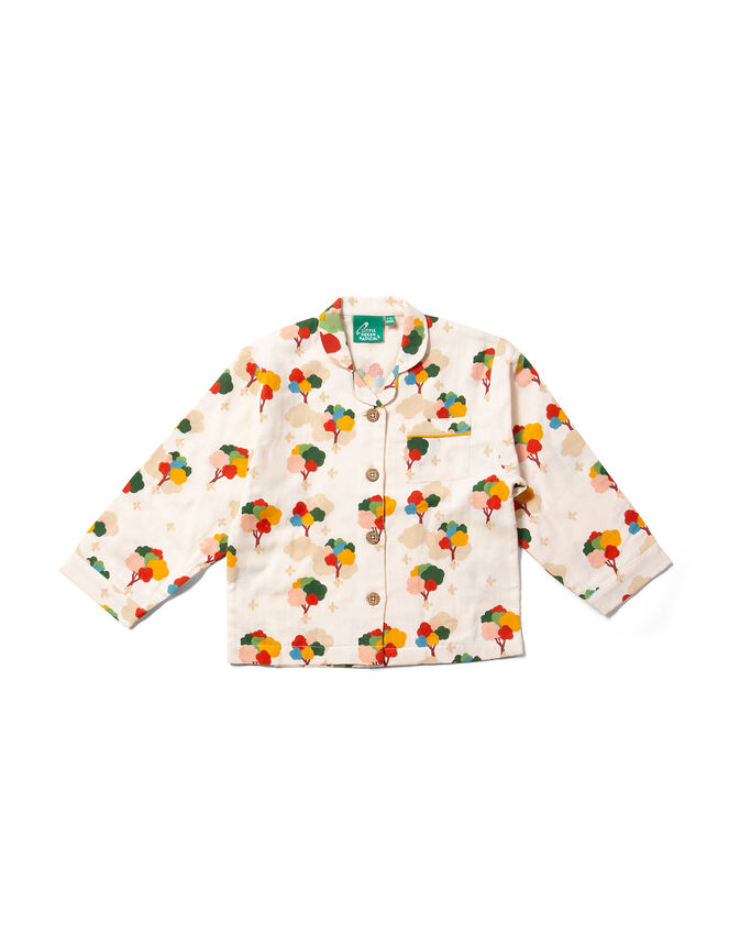Little Green Radicals Rainbow Tree Pyjamas Set, Multi (MULTI), large