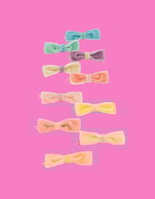Meri Meri 10-Pack Velvet Bow Hair Clips, , large