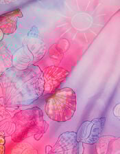 Ombré Seashell Print Sundress, Pink (PINK), large