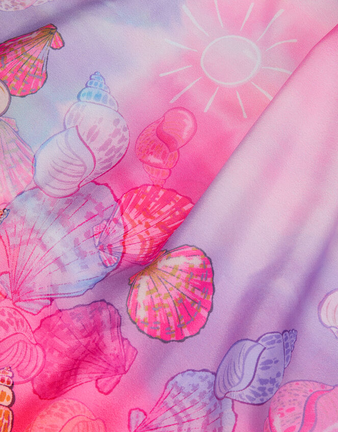 Ombré Seashell Print Sundress, Pink (PINK), large