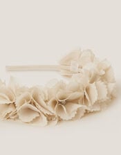 Shimmer Floral Corsage Headband, , large