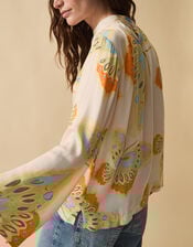 Clemence Aurelie Butterfly Top, Ivory (IVORY), large