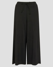 Jo Jersey Culotte Trousers, Black (BLACK), large