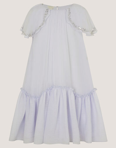 Elena Sequin Swing Party Dress, Blue (PALE BLUE), large